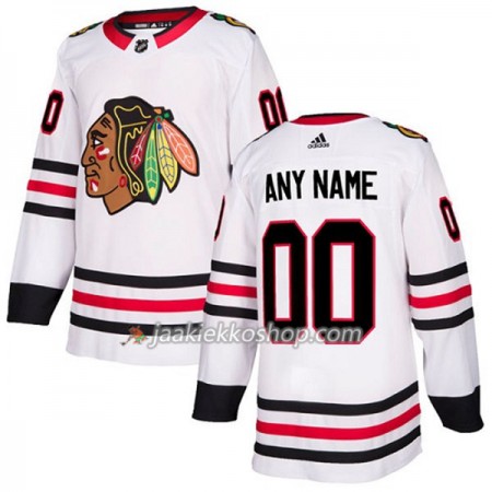 Nainen NHL Chicago Blackhawks Custom Adidas 2017-2018 Valkoinen Authentic